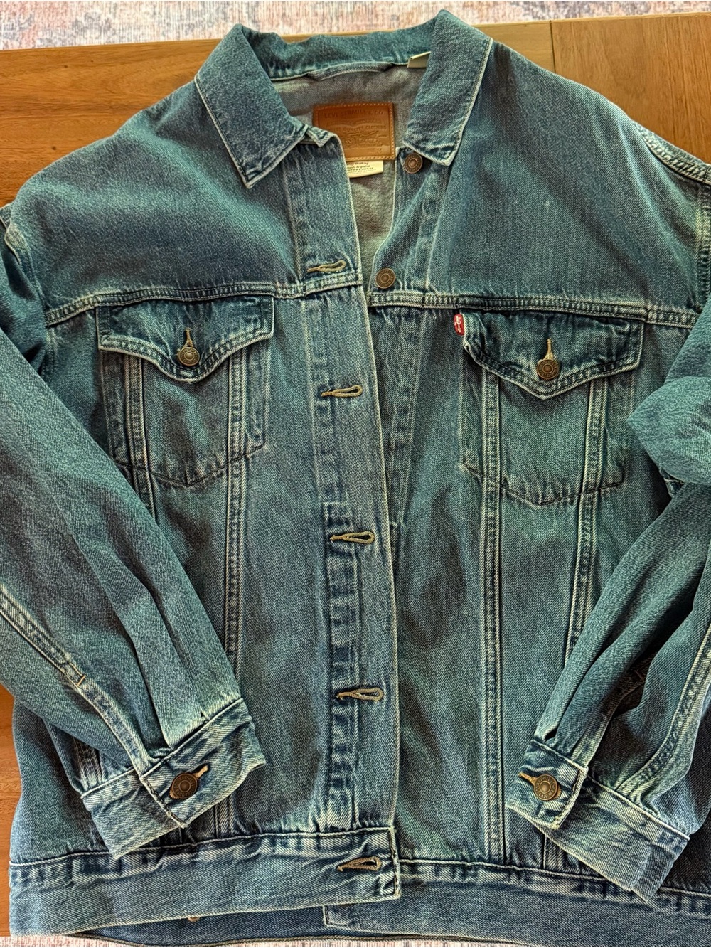 Levi's Vintage Washed Blue Denim Trucker Jacket